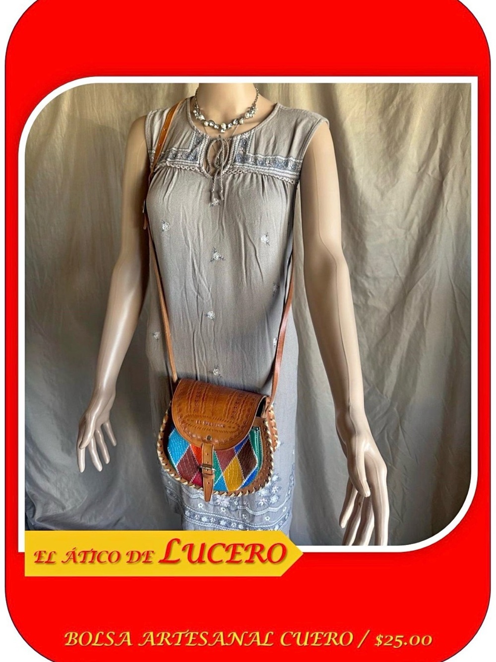 Handcrafted Multicolor Leather Saddle Bag by